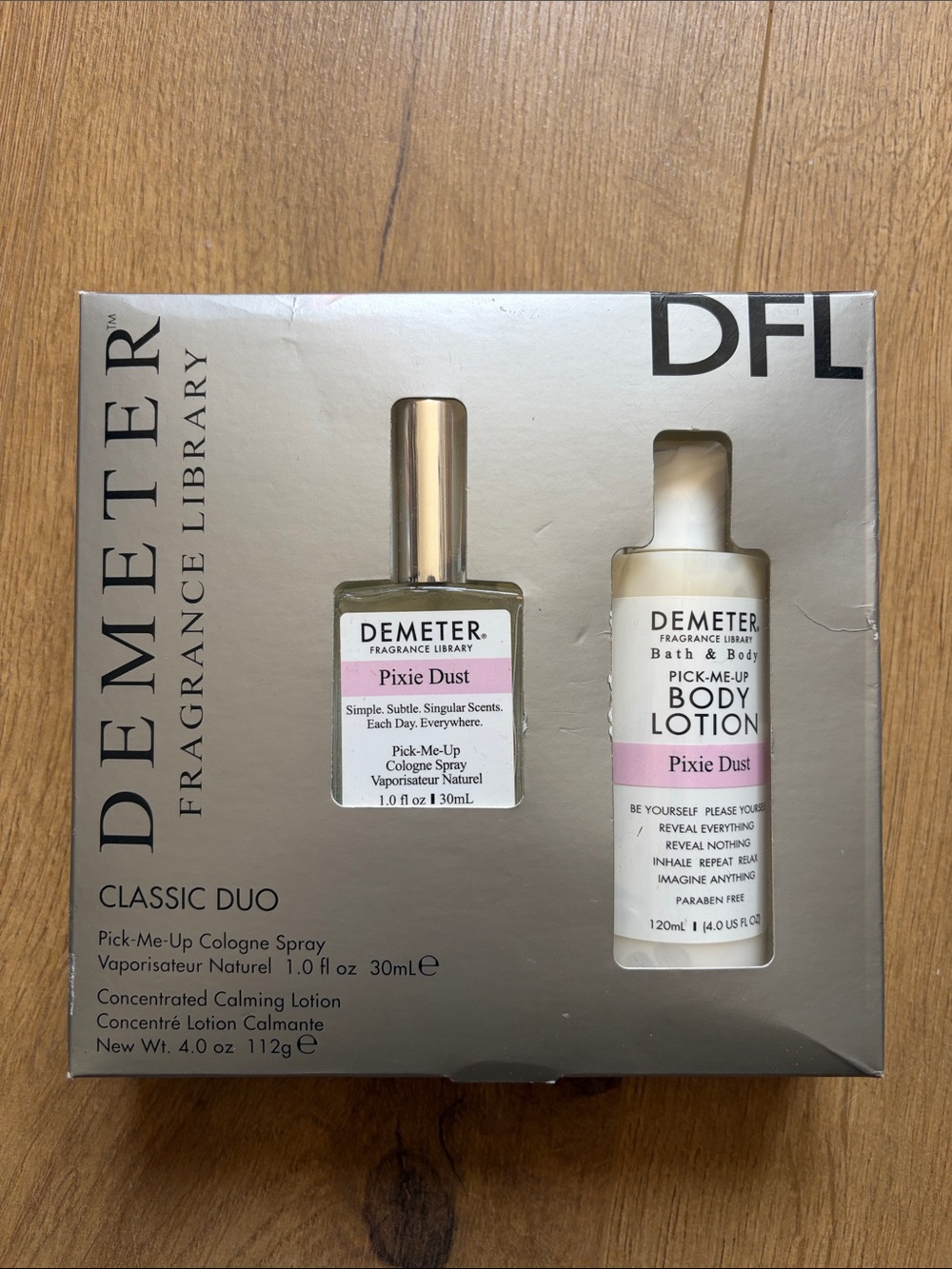 Demeter Pixie Dust Set — Lotion, and Fragrance Duo